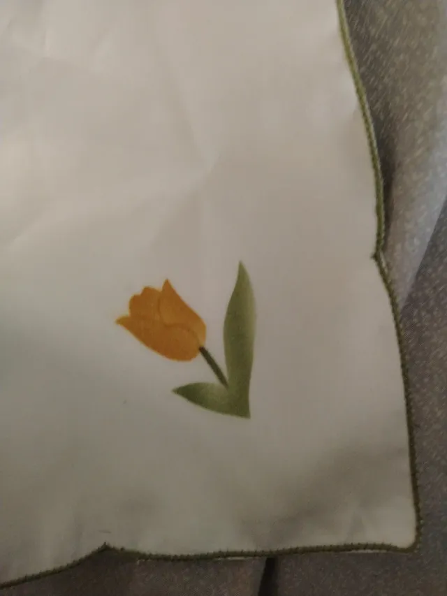 Servilletas de tela con flor