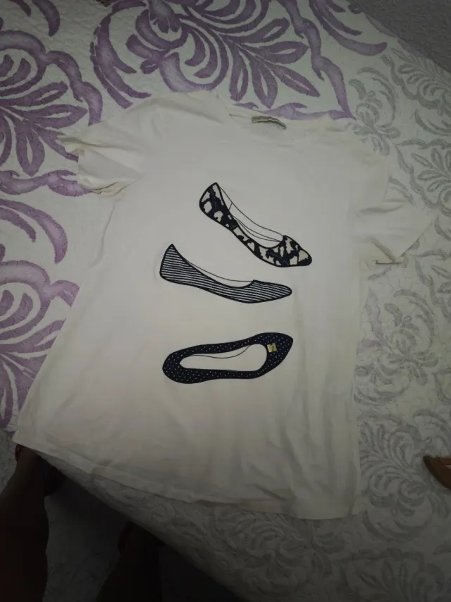 Camiseta Purificación García Estampado Zapatos