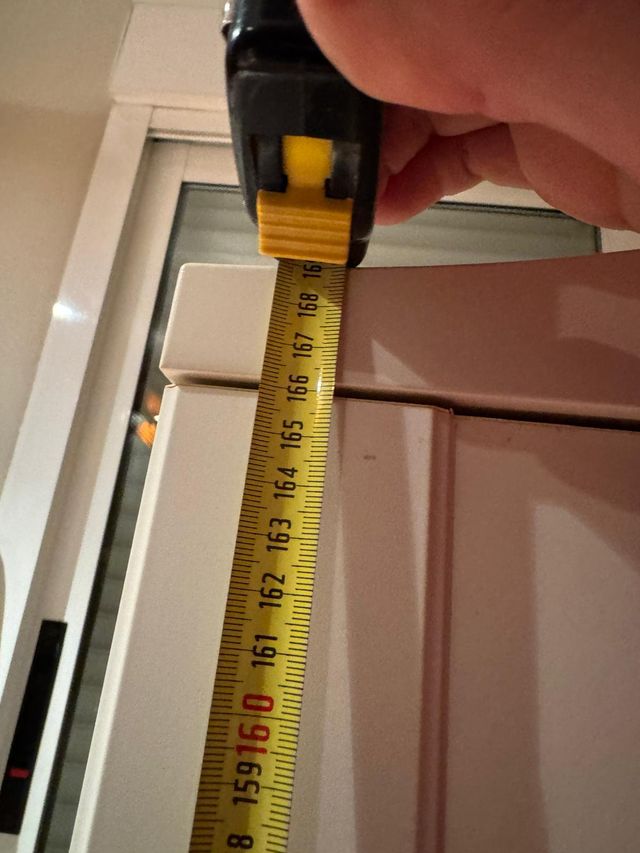 Armario blanco 2 puertas madera