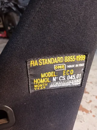 Baquet OMP Asiento Deportivo en muy buen estado