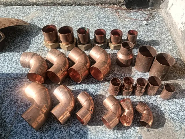 Piezas de Cobre Fontanería