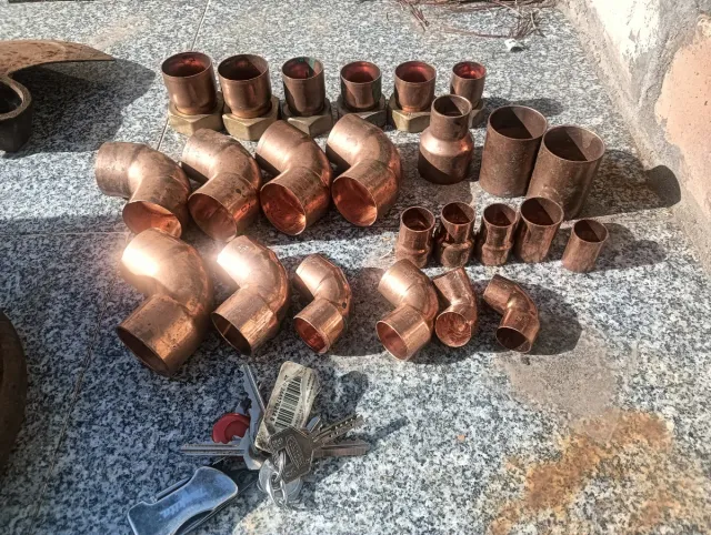 Piezas de Cobre Fontanería