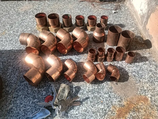 Piezas de Cobre Fontanería