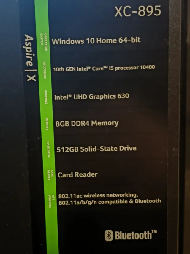 PC Desktop Acer i5 SSD