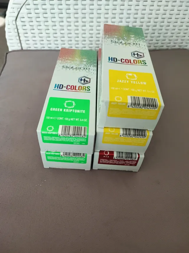 Tintes Salerm HD Colors Green Kryptonite y Jazzy Y