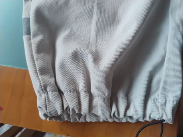 Pantalones cargo grises baggy