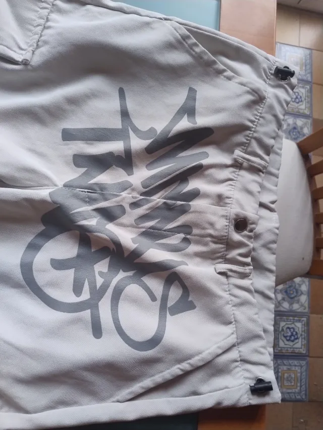 Pantalones cargo grises baggy