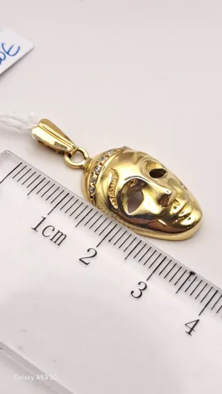 Colgante Máscara Veneciana Oro 18k