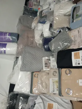 Lote de PIEZAS TEXTILES para el HOGAR