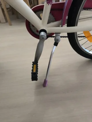 Bicicleta niña Btwin rosa y morada