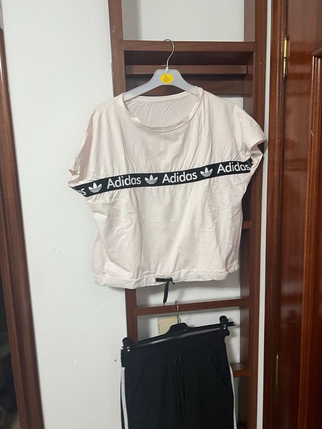 Set Adidas Rosa e Nero