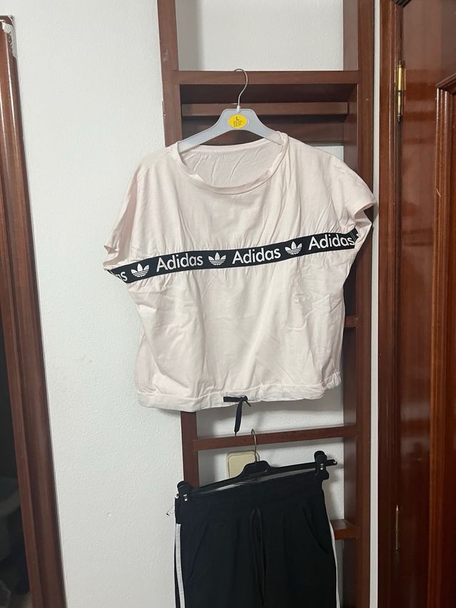 Set Adidas Rosa e Nero