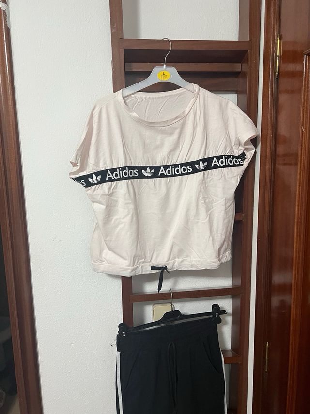 Set Adidas Rosa e Nero