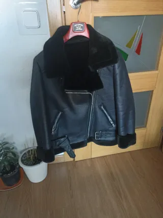 Cazadora Biker Paul & Shark XL Negra