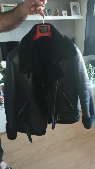 Cazadora Biker Paul & Shark XL Negra