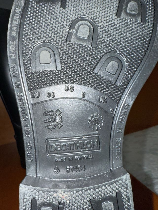 Botas de montar Decathlon negras sin estrenar