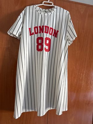 Vestido deportivo rayas LONDON 89 mujer