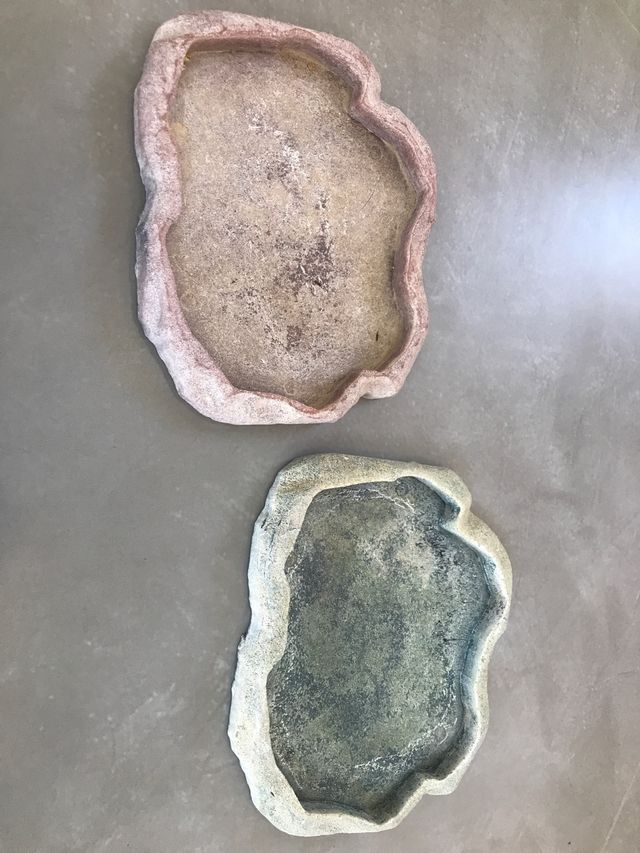 Comedero para reptiles piedra natural