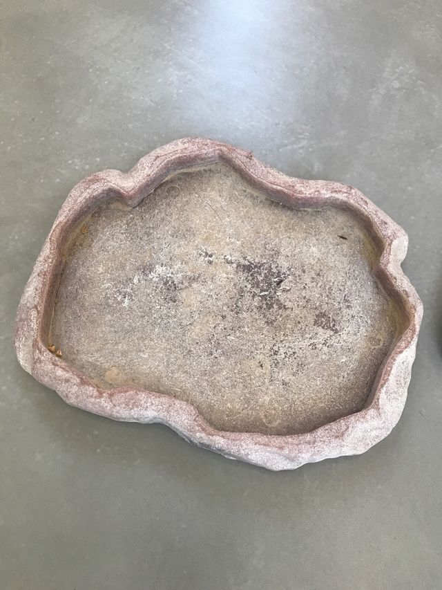 Comedero para reptiles piedra natural