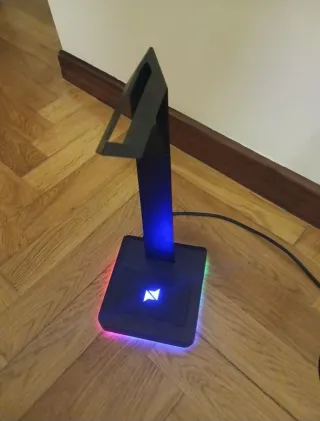 Suporte Auscultadores NPLAY Preto RGB