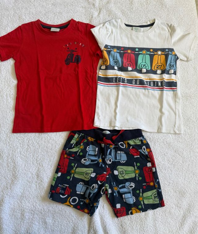 Conjunto 2 Camisetas y Pantalón Boboli Niño