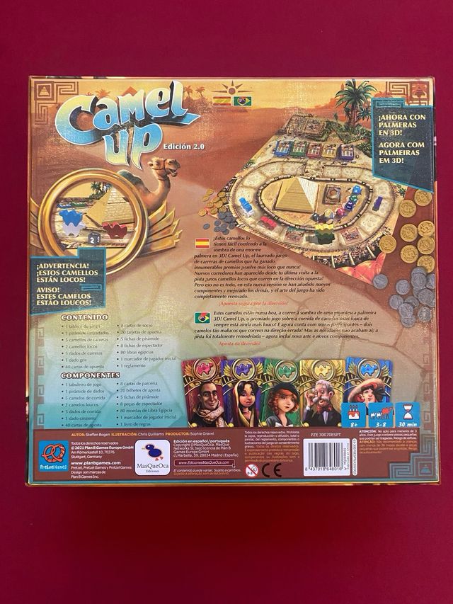 Camel Up Edición 2.0 - juego de mesa