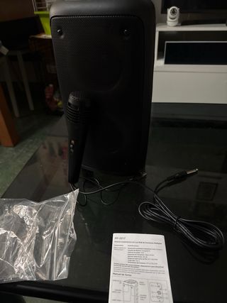 Altavoz Karaoke USB Negro