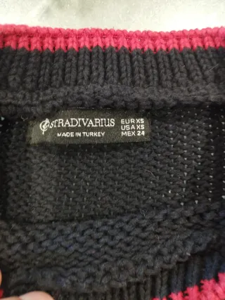 Jersey rayas azul y rojo