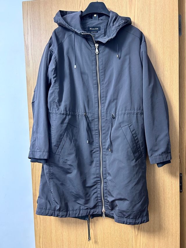 Abrigo Massimo Dutti Gris Talla M