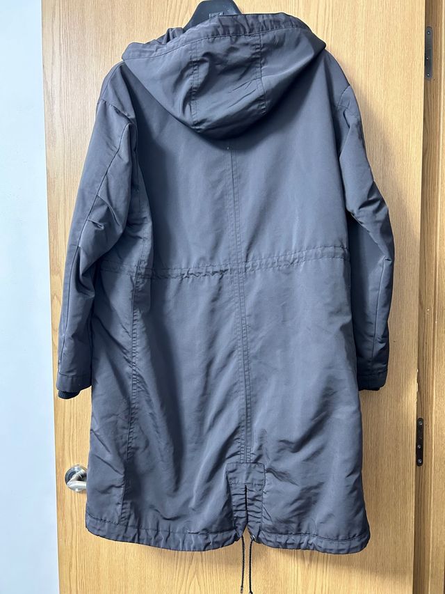 Abrigo Massimo Dutti Gris Talla M