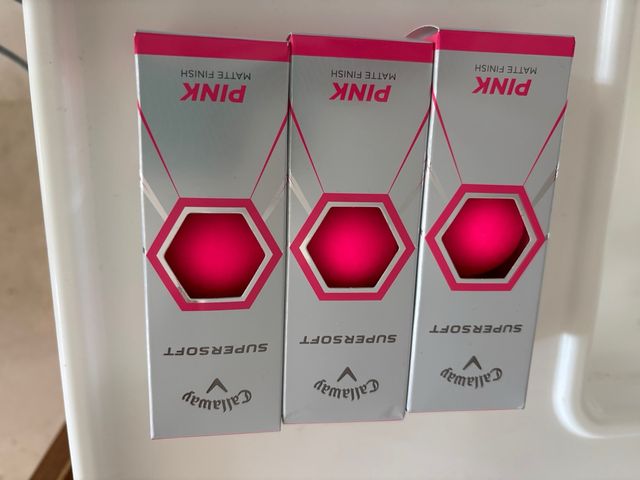 Callaway Supersoft Bolas de Golf Fucsia