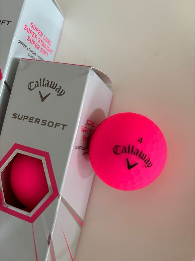 Callaway Supersoft Bolas de Golf Fucsia