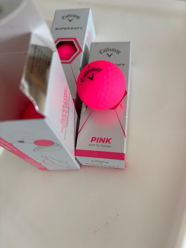 Callaway Supersoft Bolas de Golf Fucsia