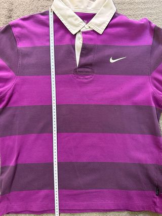 Polo Nike Vintage Rayas Morado Talla S