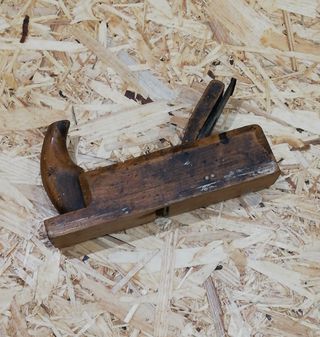 Cepillo madera Dinamarca Años 60/70.