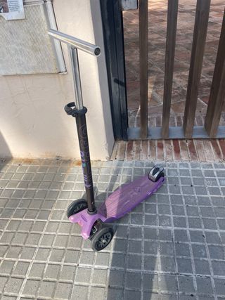 Patinete infantil Micro 3 ruedas morado