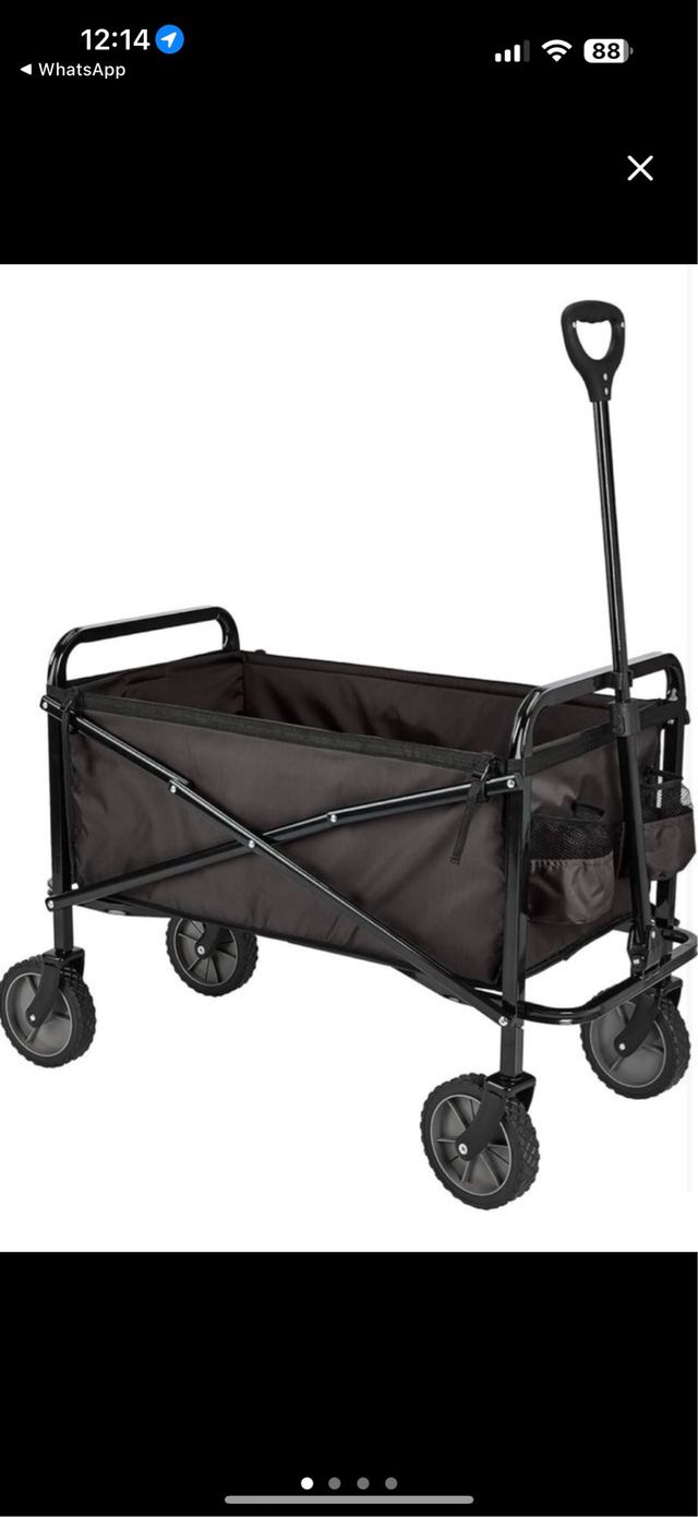 Carro Plegable Mini Negro