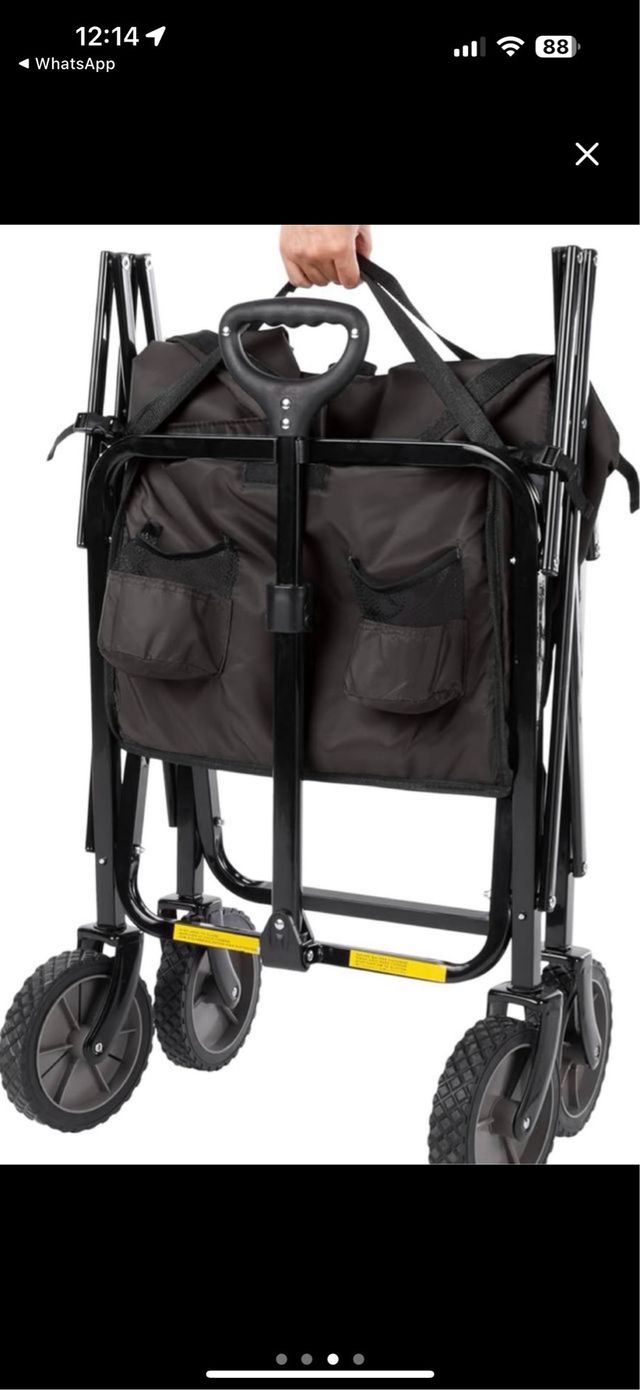 Carro Plegable Mini Negro