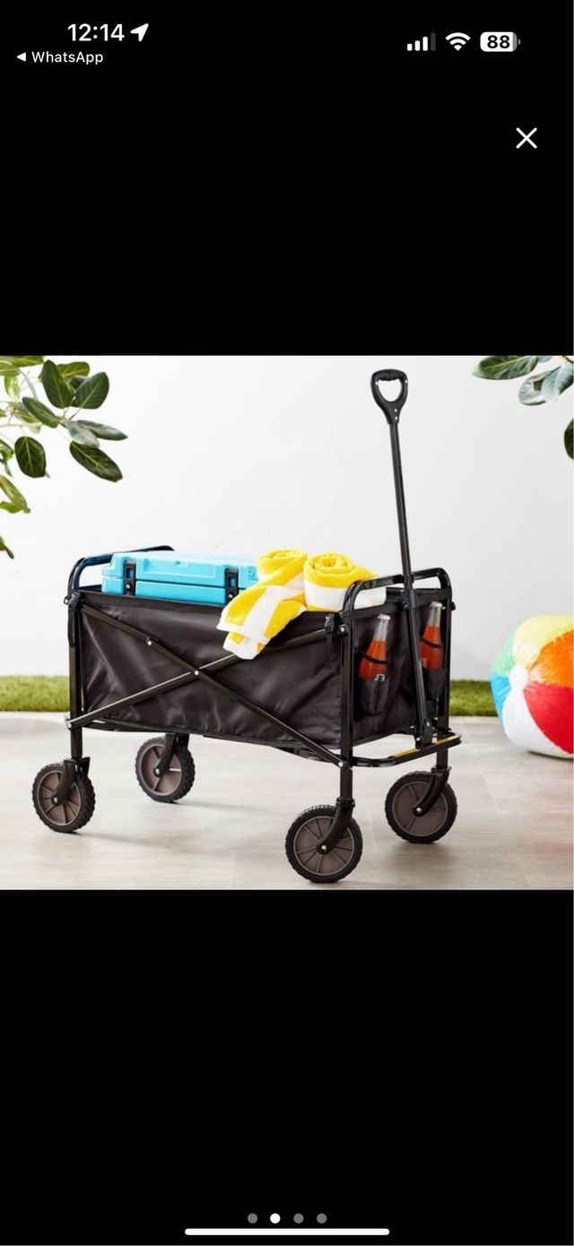 Carro Plegable Mini Negro