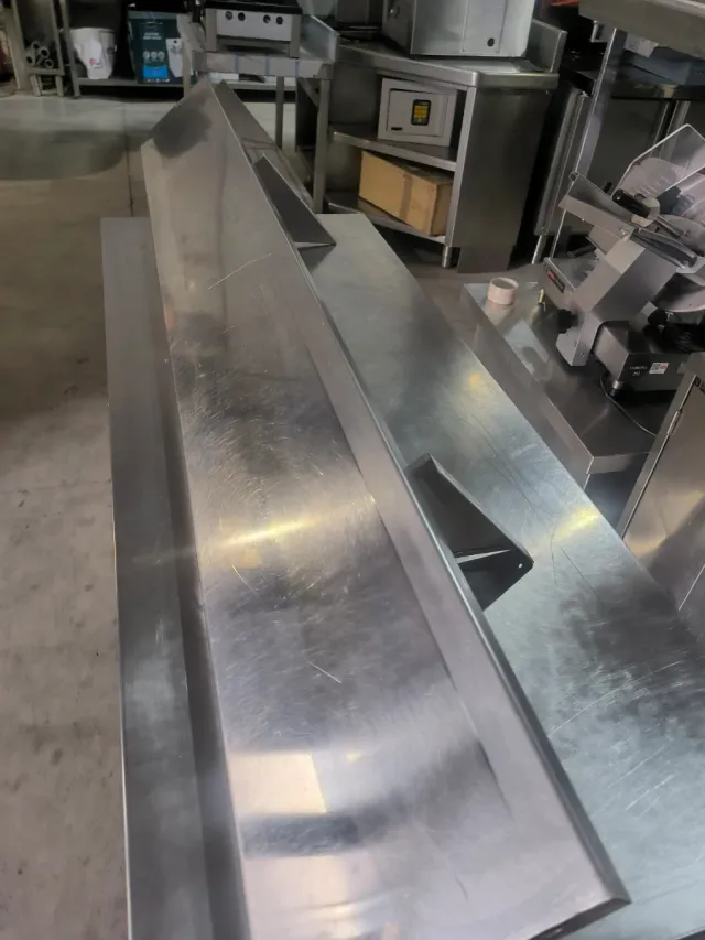 Estantería de pared acero inoxidable