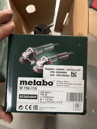 Amoladora Metabo W 750-115