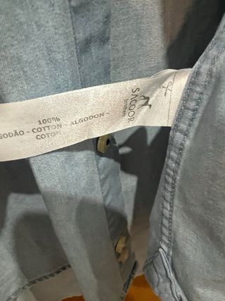 Camisa Sacoor Brothers azul ganga