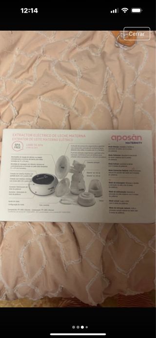 Sacaleches Eléctrico Aposan Maternity