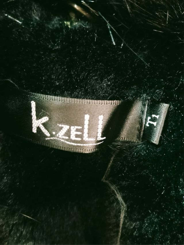 Abrigo camuflaje con cuello  de pelo