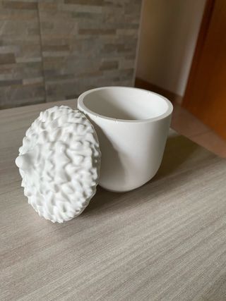 Contenitore in polvere ceramica fatto a mano da me