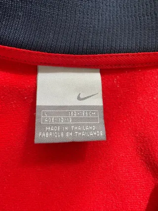 Nike Air Red Track Jacket L Niño Vintage Retro