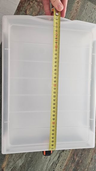 CAJONERA PLASTICO DE 3 CAJONES TRANSPARENTE