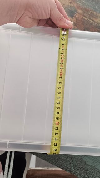 CAJONERA PLASTICO DE 3 CAJONES TRANSPARENTE