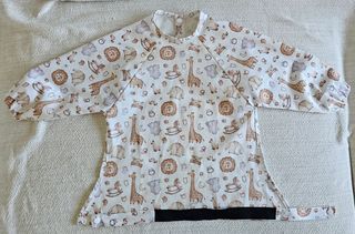 Baberos de bebé con estampado de animales