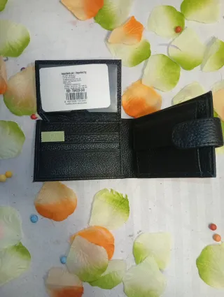 Cartera piel Genuin Leather 256